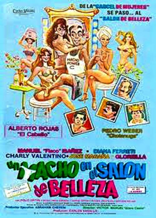 Un macho en el salón de belleza (1987) постер